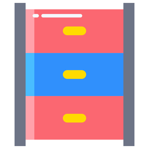 Makeup container icon