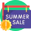 Summer sale icon 64x64