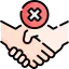No handshake icon 64x64