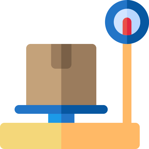 Weighing scale icon