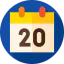 Calendar ícono 64x64