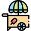 Ice cream cart icon 64x64