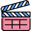 Clapperboard icon 64x64