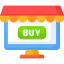 Online shop icon 64x64