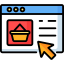 Online shop icon 64x64