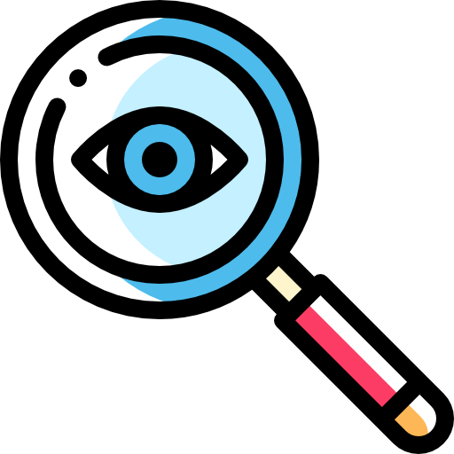 Testing glasses icon