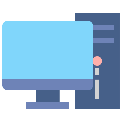 Desktop computer icon
