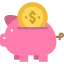 Piggy bank icon 64x64