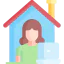 Work from home アイコン 64x64