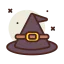 Witch hat icon 64x64