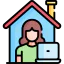 Work from home アイコン 64x64