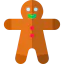 Gingerbread man icon 64x64