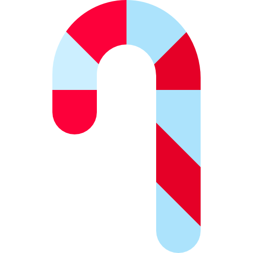 Candy cane icon