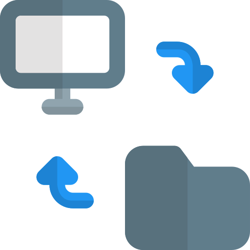 Data synchronization ícono