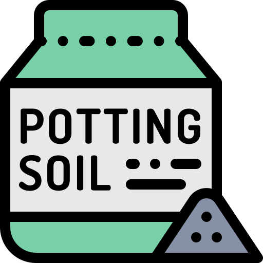 Potting soil icône