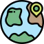 Planet earth icon 64x64