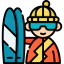 Skiing icon 64x64