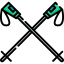 Ski poles icon 64x64