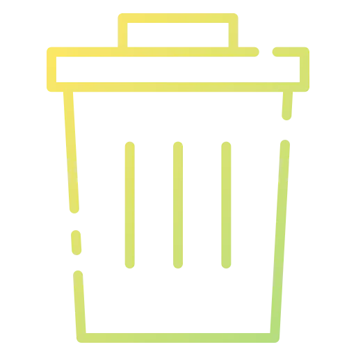 Trash can icon