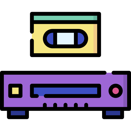 Vhs player icon