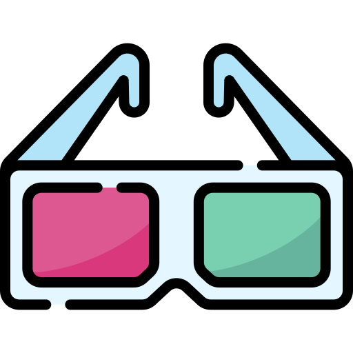 3d glasses アイコン