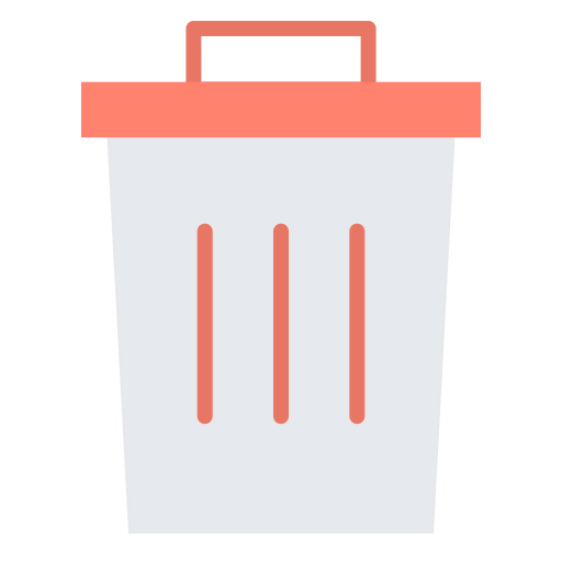 Trash can icon