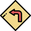 Turn left icon 64x64