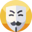 Guy fawkes mask icon 64x64