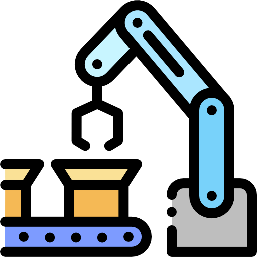 Robot arm icon