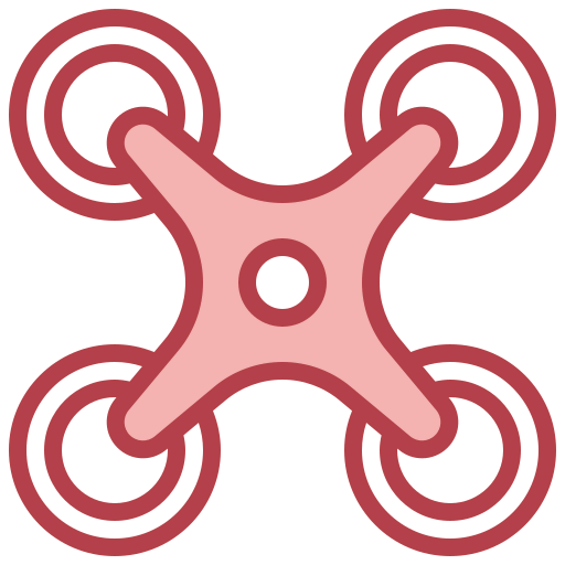 Camera drone icon
