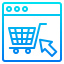 Shopping cart icon 64x64