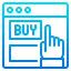 Shopping online icon 64x64