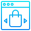 Shopping online icon 64x64