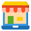 Online shop icon 64x64
