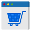 Shopping cart icon 64x64