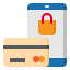 Online shopping icon 64x64
