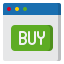 Shopping online icon 64x64