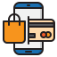 Shopping online icon 64x64