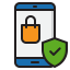 Secure shopping icon 64x64