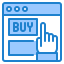 Shopping online icon 64x64