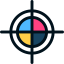 Circular target ícono 64x64