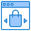 Shopping online icon 64x64