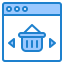 Shopping basket icon 64x64