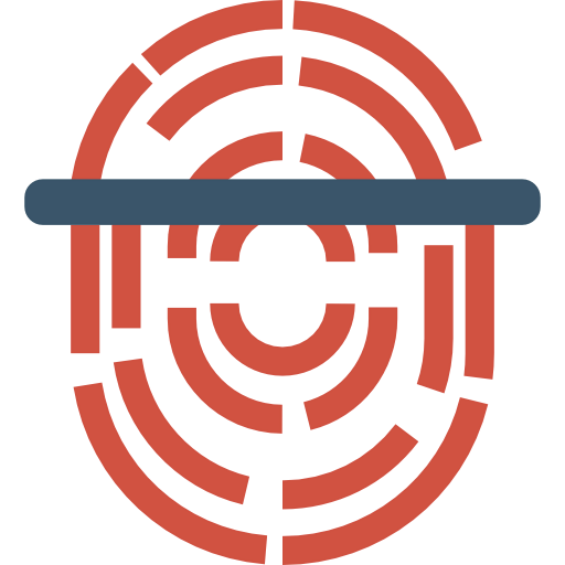 Fingerprint scan ícono