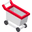 Shopping cart icon 64x64