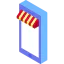 Online shop icon 64x64