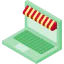 Online shop icon 64x64