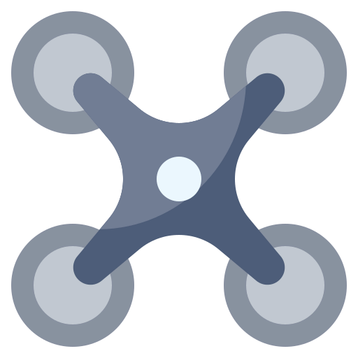 Camera drone icon