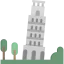 Пизанская башня иконка 64x64