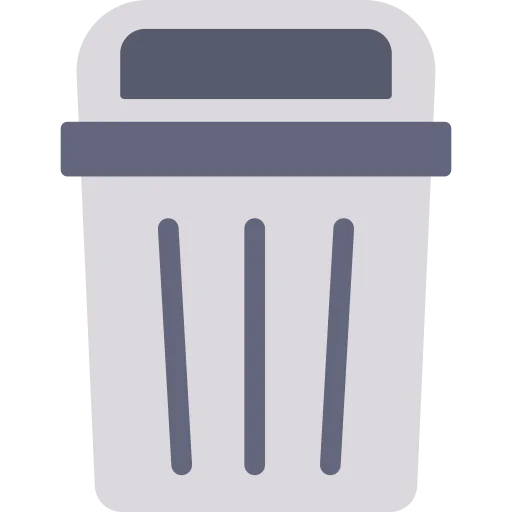 Garbage can icon